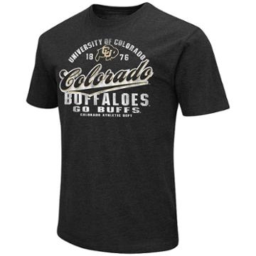 Men's Campus Heritage Colorado Buffaloes Statement Tee, Size: Large, Oxford