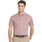 Men's Izod Advantage Sportflex Regular-fit Plaid Stretch Button-down Shirt, Size: Xl, Orange