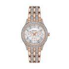 Bulova Women's Crystal Stainless Steel Watch - 98n113, Size: Medium, Pink