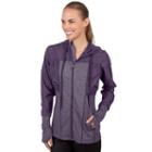 Women's Jockey Sport Propel Mixed Media Jacket, Size: Medium, Med Blue