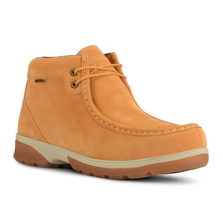 Lugz Zeo Moc Mid Men's Water Resistant Work Boots, Size: 9.5 D, Lt Yellow