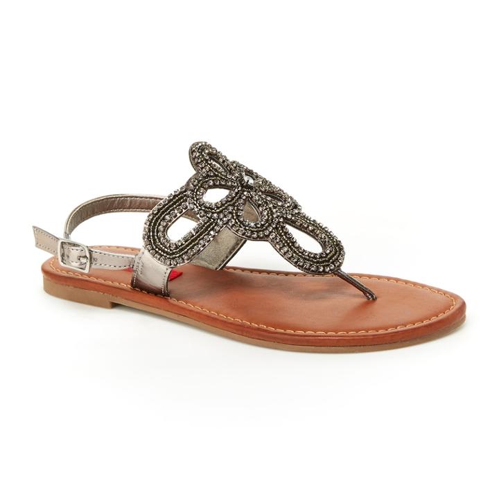 Unionbay Richmond Women's Embellished Sandals, Size: 10, Grey