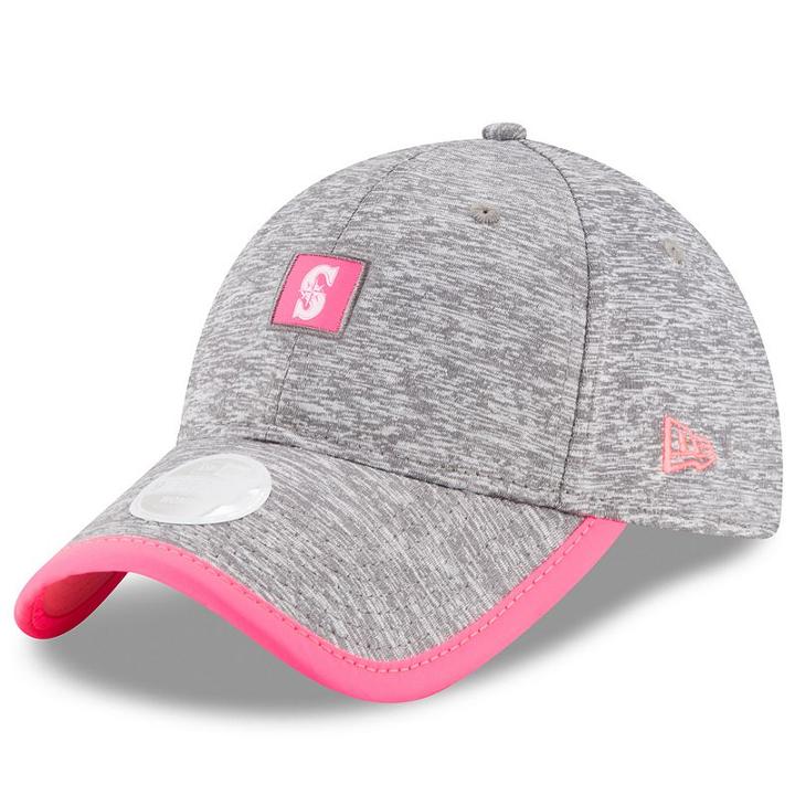 Women's New Era Seattle Mariners Trimflect 9twenty Adjustable Cap, Grey