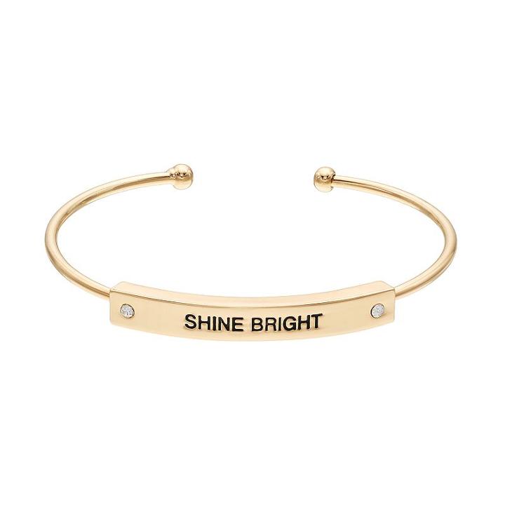 Shine Bright Cuff Bracelet, Women's, Gold
