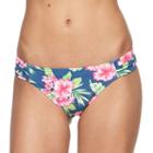 Mix And Match Floral Hipster Bikini Bottoms, Size: Small, Brt Blue