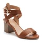 Apt. 9&reg; Peaceful Women's Block Heel Sandals, Size: 5.5, Brown Oth