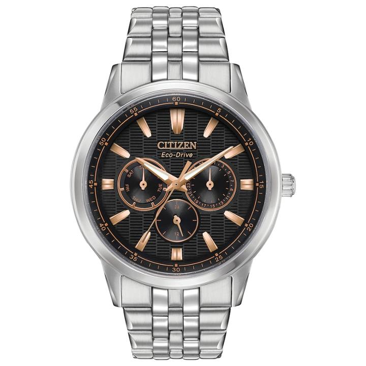 Citizen Eco-drive Men's Corso Stainless Steel Watch - Bu2070-55e, Size: Large, Grey