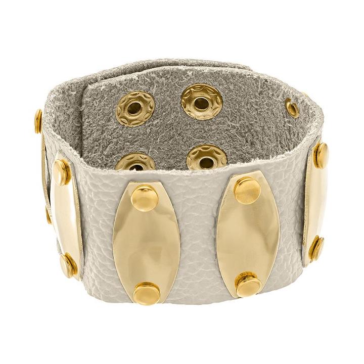 Gs By Gemma Simone Atomic Age Collection Cuff Bracelet, Women's, Size: 7, White