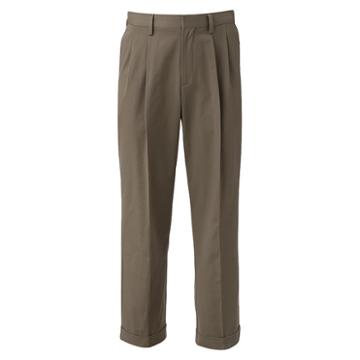 Croft & Barrow, Men's &reg; Easy Care Khaki Relaxed-fit Pleated Pants, Size: 34x34, Grey