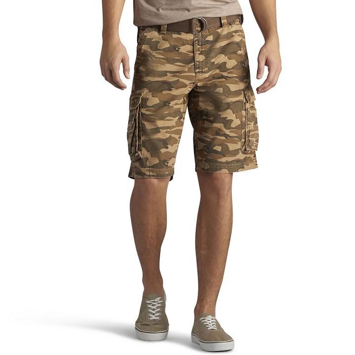 Men's Lee Wyoming Shorts, Size: 33, Med Brown