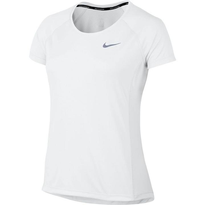 Women's Nike Dry Miler Mesh Running Top, Size: Small, White