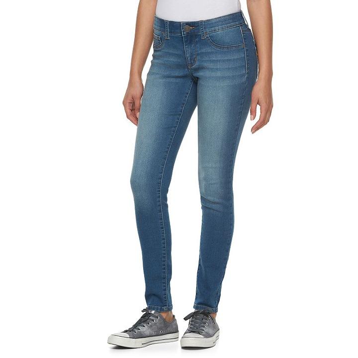 Juniors' So&reg; Denim Jeggings, Girl's, Size: 3, Blue (navy)