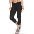 Petite Tek Gear&reg; Basic Capri Leggings, Women's, Size: S Petite, Oxford