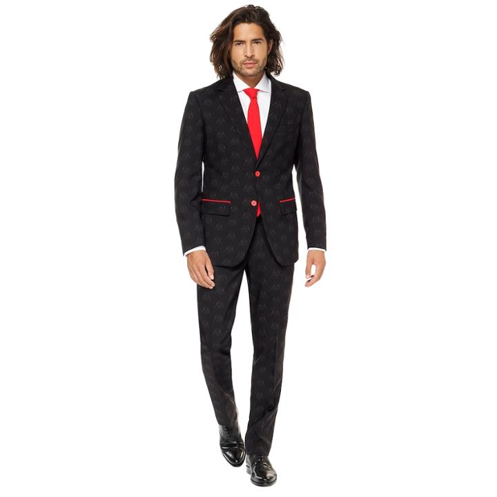Men's Opposuits Slim-fit Star Wars Darth Vader Novelty Suit & Tie Set, Size: 42 - Regular, Black