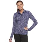 Women's Tek Gear&reg; Performance 1/4-zip Jacket, Size: Small, Dark Blue
