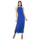Women's Jennifer Lopez Embellished Maxi Dress, Size: Large, Blue