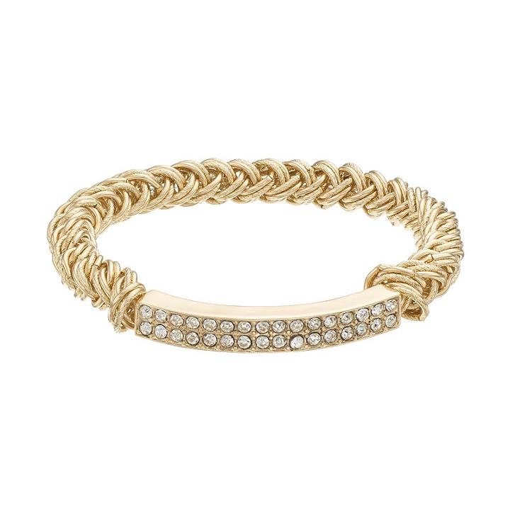 Jennifer Lopez Pave Bar Chain Stretch Bracelet, Women's, Gold