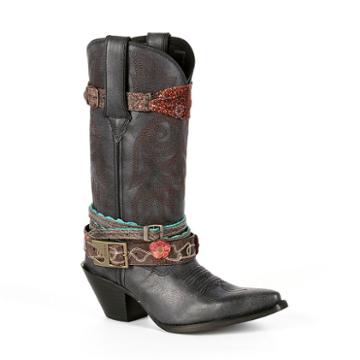 Durango Crush Accessorized Women's Cowboy Boots, Size: Medium (11), Blue