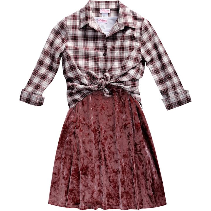 Girls 7-16 Emily West Dress, Jacket & Knit Tee Set, Size: 12, Pink