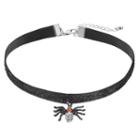 Spider Choker Necklace, Women's, Black