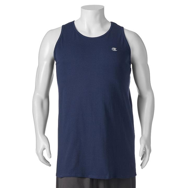 Big & Tall Champion Ringer Tank Top, Men's, Size: 5xb, Blue