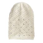 Girls 4-16 Capelli Slouchy Sequin Knit Hat, Girl's, White Oth