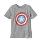 Boys 4-10 Jumping Beans&reg; Marvel Captain America Logo Graphic Tee, Boy's, Size: 10, Dark Grey