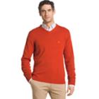 Men's Izod Fieldhouse Regular-fit V-neck Sweater, Size: Medium, Med Red