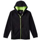 Boys 8-20 Tek Gear&reg; Full-zip Fleece Hoodie, Boy's, Size: M 10-12, Black