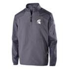 Men's Michigan State Spartans Raider Pullover Jacket, Size: Medium, Grey Other
