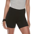 Juniors' So&reg; Solid Jersey Shorts, Teens, Size: Small, Black