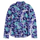 Girls 4-16 Cuddl Duds 1/4 Zip Fleece Top, Size: 14-16, Purple