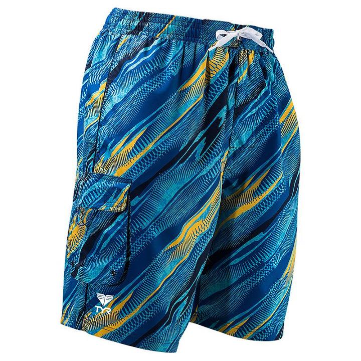 Men's Tyr Easy Rider Swim Trunks, Size: Xxl, Drk Yellow