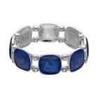 Square Stretch Bracelet, Women's, Blue