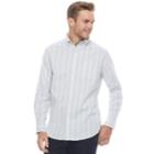 Men's Sonoma Goods For Life&trade; Flexwear Classic-fit Oxford Stretch Button-down Shirt, Size: Xl, Blue (navy)