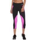 Women's Fila Sport&reg; Contrast Panel Running Capri Leggings, Size: Small, Oxford