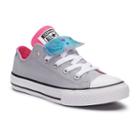 Kid's Converse Chuck Taylor All Star Print Double-tongue Shoes, Size: 1, Grey Other