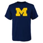 Boys 4-18 Michigan Wolverines Primary Logo Tee, Size: 12-14, Blue (navy)
