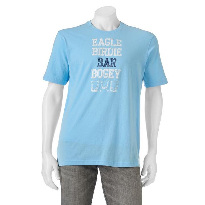 Men's Caribbean Golf & Drinks Tee, Size: Xxl, Light Blue