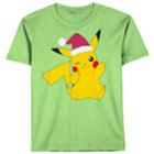 Boys 8-20 Pokemon Pikachu Santa Tee, Size: Large, Jasmine Snow