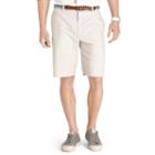 Men's Izod Saltwater Classic-fit Solid Flat-front Shorts, Size: 36, Med Beige