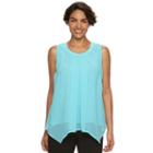 Women's Dana Buchman Pleated Overlay Sleeveless Top, Size: Small, Ovrfl Oth