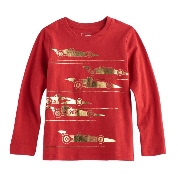 Boys 4-7x Sonoma Goods For Life&trade; Graphic Tee, Size: 7, Dark Red