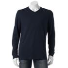 Big & Tall Croft & Barrow&reg; Classic-fit Easy-care V-neck Tee, Men's, Size: 4xb, Blue