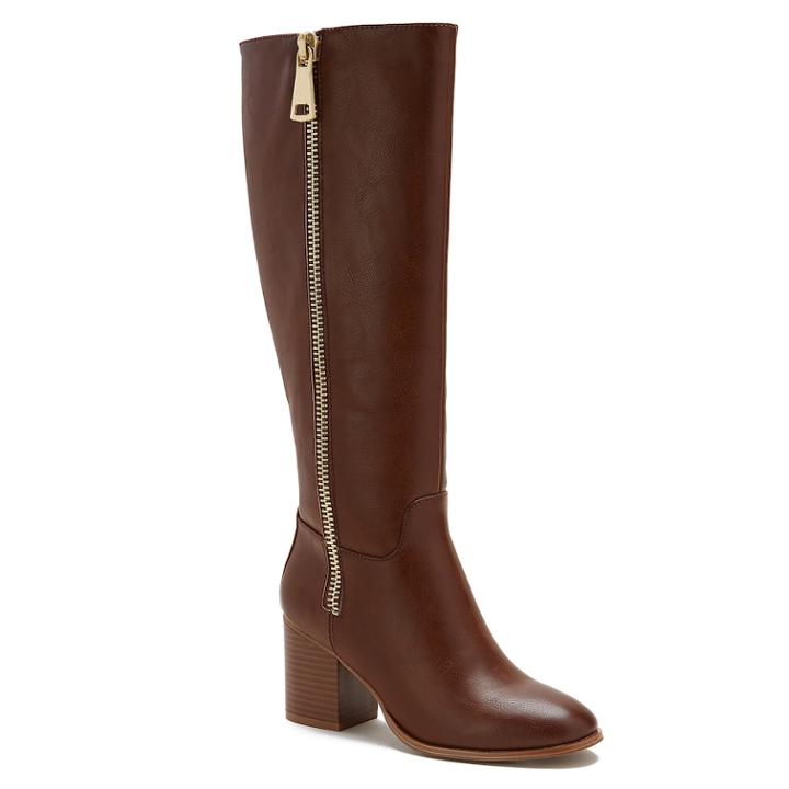 Sugar Helio Women's Knee High Boots, Size: 8, Brown