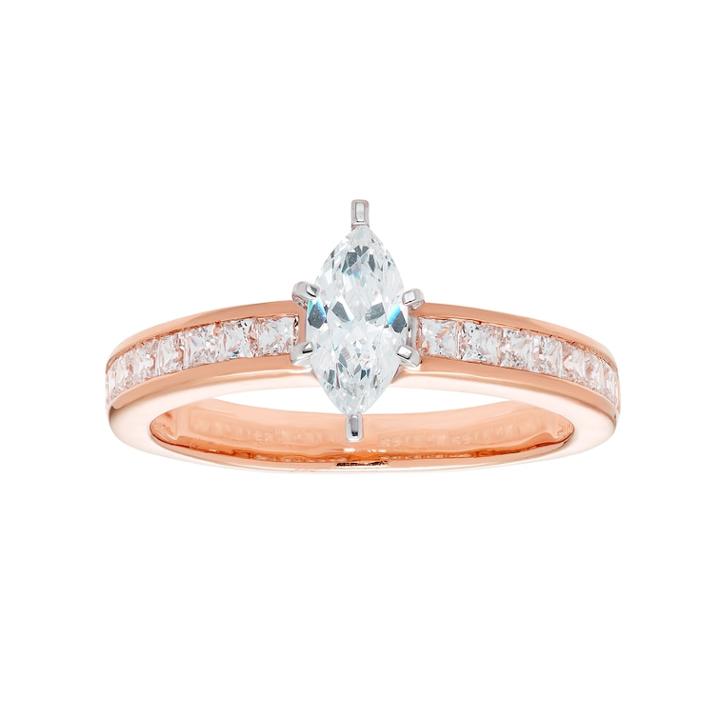 14k Gold Marquise Cut 1 Carat T.w. Igl Certified Diamond Engagement Ring, Women's, Size: 8.50, White