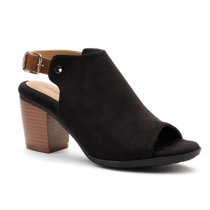 Croft & Barrow&reg; Sabrina Women's High Heel Mules, Size: 5.5 Med, Black
