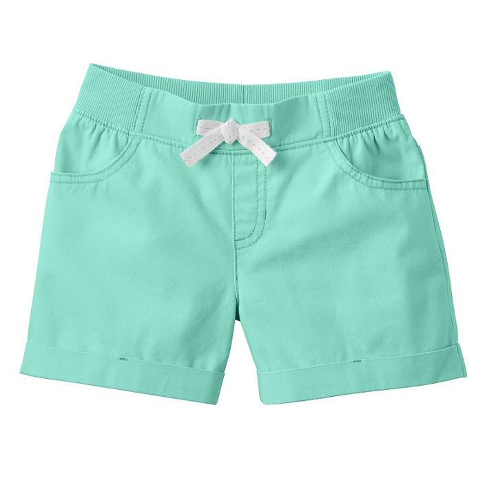Girls 4-10 Jumping Beans&reg; Rolled Cuff Shorts, Girl's, Size: 8, Brt Blue