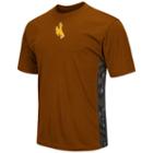Campus Heritage, Men's Wyoming Cowboys Cutter Insert Tee, Size: Small, Dark Brown