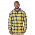 Men's Stanley Plaid Fleece-lined Flannel Shirt Jacket, Size: Medium, Yellow